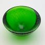 Vintage Murano Bubble Glass Green Small Bowl (#59569) 5