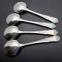 Dubarry Pattern - 4x Soup Spoons - Epns A1 Sheffield Silver Plated (#59592) 2