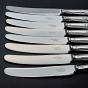 Kings Pattern - Set Of 8 Dinner Knives - Silver Plated Handles - Arthur Price (#59788) 4