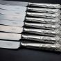 Kings Pattern - Set Of 8 Dinner Knives - Silver Plated Handles - Arthur Price (#59788) 5