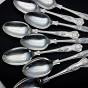 Kings Pattern - Set Of 8 Dessert Spoons Epns A1 Sheffield Silver Plated (#59792) 2