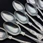 Kings Pattern - Set Of 8 Dessert Spoons Epns A1 Sheffield Silver Plated (#59792) 3