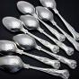 Kings Pattern - Set Of 8 Dessert Spoons Epns A1 Sheffield Silver Plated (#59792) 4