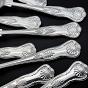 Kings Pattern - Set Of 8 Soup Spoons Epns A1 Sheffield Silver Plated (#59793) 3