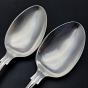 Kings Pattern - Pair Of Table Spoons Epns A1 Sheffield Silver Plated (#59795) 2