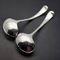 Old English Pattern 2x Sauce Ladles - Silver Plated Viners - Vintage (#59840) 2
