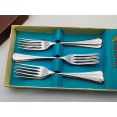 Butler Sheffield Old English Pattern Dessert Forks Stainess Steel Boxed (#100104) 2