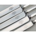 Mappin & Webb Pembury Pattern Dinner & Side Knives Silver Plated Epns (#100137) 3