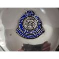 Sterling Silver Enamel Masonic Interest Vanity Jar Birmingham 1927 (#100256) 4