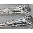Kings Pattern - Set Of 6 Grapefruit Spoons Silver Plated Epns A1 Vintage (#100273) 3