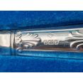 Queens Pattern Sterling Silver Handled Pie Server Boxed Sheffield 1975 (#100418) 3