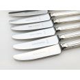 Superb Viners Silver Rose Tea Knives Boxed Vintage Silver Plated Handles (#100426) 2