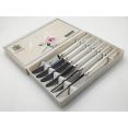 Superb Viners Silver Rose Tea Knives Boxed Vintage Silver Plated Handles (#100426) 4