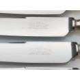 Chippendale Pattern Set Of 6 Dinner Knives Cooper Bros Silver Plated Handles (#100441) 3