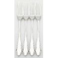 Dubarry Pattern 4x Side / Dessert Forks Epns Silver Plated Sheffeield Vintage (#100495) 4