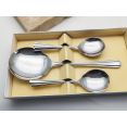 Pudding Spoons & Server Set - Ashberry Savoy Staybrite Steel Boxed Vintage (#100554) 2