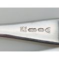 Old English Pattern 6x Dinner Forks - Silver Plated Epns - Vintage (#100571) 3