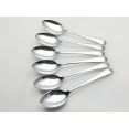 Old English Pattern 6x Tea Spoons - Silver Plated Epns - Vintage Viners (#100576) 4