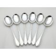 Sandringham Pattern 6x Dessert Spoons - Silver Plated Epns - Vintage Viners (#100577) 4