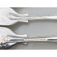 Kings Pattern - 4x Dinner Forks - Silver Plated Epns A1 Sheffield Vintage (#100580) 3