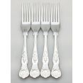 Kings Pattern - 4x Side/dessert Forks - Silver Plated Epns A1 Sheffield Vintage (#100581) 4