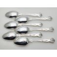 Kings Pattern - 6x Dessert Spoons - Silver Plated Epns A1 Sheffield Vintage (#100582) 2