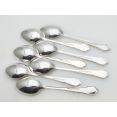Dubarry Pattern - 7x Silver Plated Tea Spoons Epns A1 Sheffield Vintage (#100624) 2