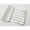 Jesmond Pattern - Set Of 6 Dinner Forks - Silver Plated Epns A1 Sheffield (#100657) 3