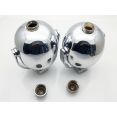 Pair Of Vintage Chrome Plated Rotating Hand Soap Dispensers (#100677) 3