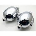 Pair Of Vintage Chrome Plated Rotating Hand Soap Dispensers (#100677) 4