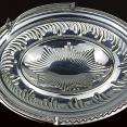 Antique Swing Handled Cake Basket Bowl - Silver Plated (#59523) 3