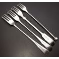 4x Pickle Forks - Silver Plated - Antique & Vintage (#60599) 2