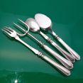 Windsor Pattern Pickle Meat Forks And Jam & Cream Spoons Silver Plated (#60835) 4
