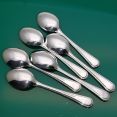 Bead Pattern Set Of 6 Coffee Spoons Silver Plated Epns A1 Sheffield Vintage (#61112) 2