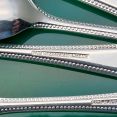Bead Pattern Set Of 6 Coffee Spoons Silver Plated Epns A1 Sheffield Vintage (#61112) 3