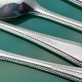 Bead Pattern Set Of 6x Coffee Spoons Silver Plated Epns A1 Sheffield Vintage (#61113) 3