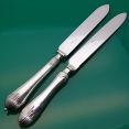 Queen Anne Pattern - 2x Cake Knives - Silver Plated Walker & Hall 1920 Etc (#61125) 4