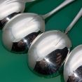 Hanoverian Rattail Pattern Set Of 6 Soup Spoons Silver Plated Epns (#61271) 3