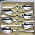 Priestley & Moore Coniston Harley Pattern Set Of 6 Grapefruit Spoons Boxed (#61364) 2