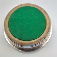 Vintage Wine Bottle Coaster Silver Plated On Copper (#61590) 3