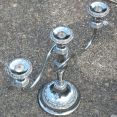 Vintage Silver Plated Ianthe Candelabra - Taller (#61602) 2