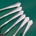 Dubarry Pattern - Set Of 6 Coffee Spoons Cooper Bros Sheffield Vintage (#61651) 2