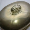 Old Brass Meat Dish Cover - Vintage / Antique (#61654) 2