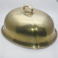 Old Brass Meat Dish Cover - Vintage / Antique (#61654) 4