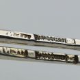 2x 1893 Russian Solid Silver Coffee Spoons Antique (#61794) 3