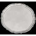 Elkington Large Chippendale Rim Drinks Tray Salver Silver Plated 1896 (#61801) 2