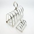 2x Gothic Arch Toast Racks - Silver Plated - Small & Large Size (#61818) 4