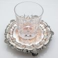 Gorgeous Old Sheffield Plate Style Small Waiter Tray Silver Plated (#61844) 2