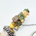 Vintage Painted Metal Fishing Angling Angler Bottle Stopper Fisherman (#61863) 2