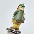 Vintage Painted Metal Fishing Angling Angler Bottle Stopper Fisherman (#61863) 3
